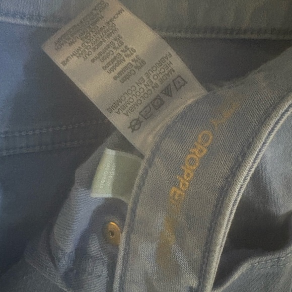 Michael Kors Light Blue Cropped Pants - Picture 4 of 6